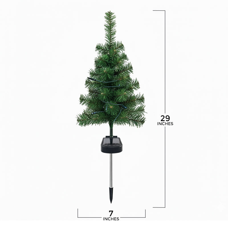 Artificial Christmas Tree Garden Stake Solar Lights âšđđŹđ§