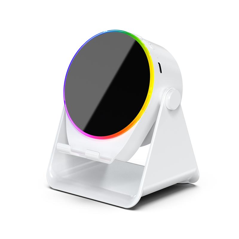 Remifa® 4-in-1 Wireless Audio Dock – Induction + Bluetooth Speaker Stand with RGB Lighting