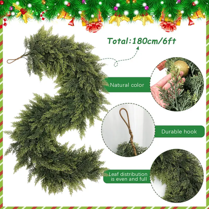 Artificial Cedar Garland 💕🇬🇧 Original