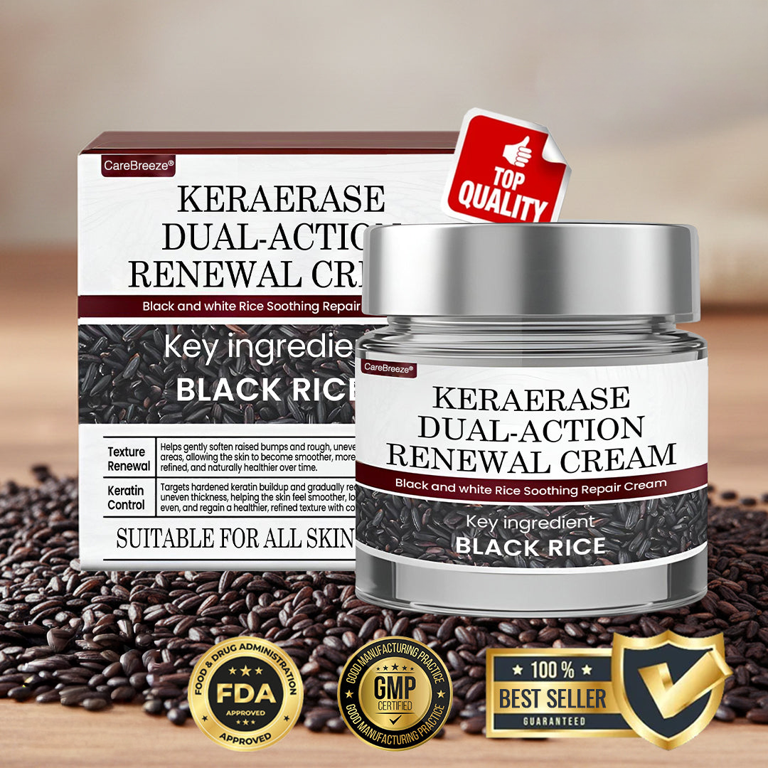 𝗖𝗮𝗿𝗲𝗕𝗿𝗲𝗲𝘇𝗲® 𝗞𝗲𝗿𝗮𝗘𝗿𝗮𝘀𝗲 𝗗𝘂𝗮𝗹-𝗔𝗰𝘁𝗶𝗼𝗻 𝗥𝗲𝗻𝗲𝘄𝗮𝗹 𝗖𝗿𝗲𝗮𝗺 🇬🇧 Made in UK