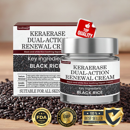 𝗖𝗮𝗿𝗲𝗕𝗿𝗲𝗲𝘇𝗲® 𝗞𝗲𝗿𝗮𝗘𝗿𝗮𝘀𝗲 𝗗𝘂𝗮𝗹-𝗔𝗰𝘁𝗶𝗼𝗻 𝗥𝗲𝗻𝗲𝘄𝗮𝗹 𝗖𝗿𝗲𝗮𝗺 🇬🇧 Made in UK
