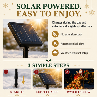 Solar Christmas Garden Light