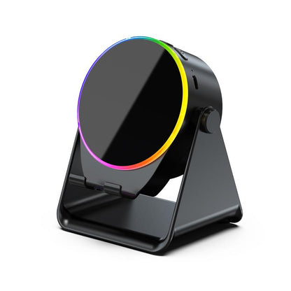 Remifa® 4-in-1 Wireless Audio Dock – Induction + Bluetooth Speaker Stand with RGB Lighting