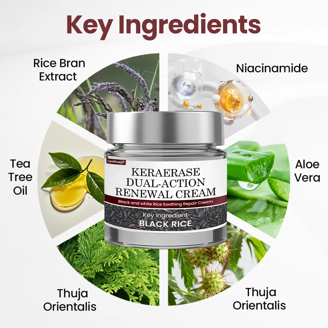 𝗖𝗮𝗿𝗲𝗕𝗿𝗲𝗲𝘇𝗲® 𝗞𝗲𝗿𝗮𝗘𝗿𝗮𝘀𝗲 𝗗𝘂𝗮𝗹-𝗔𝗰𝘁𝗶𝗼𝗻 𝗥𝗲𝗻𝗲𝘄𝗮𝗹 𝗖𝗿𝗲𝗮𝗺 🇬🇧 Made in UK