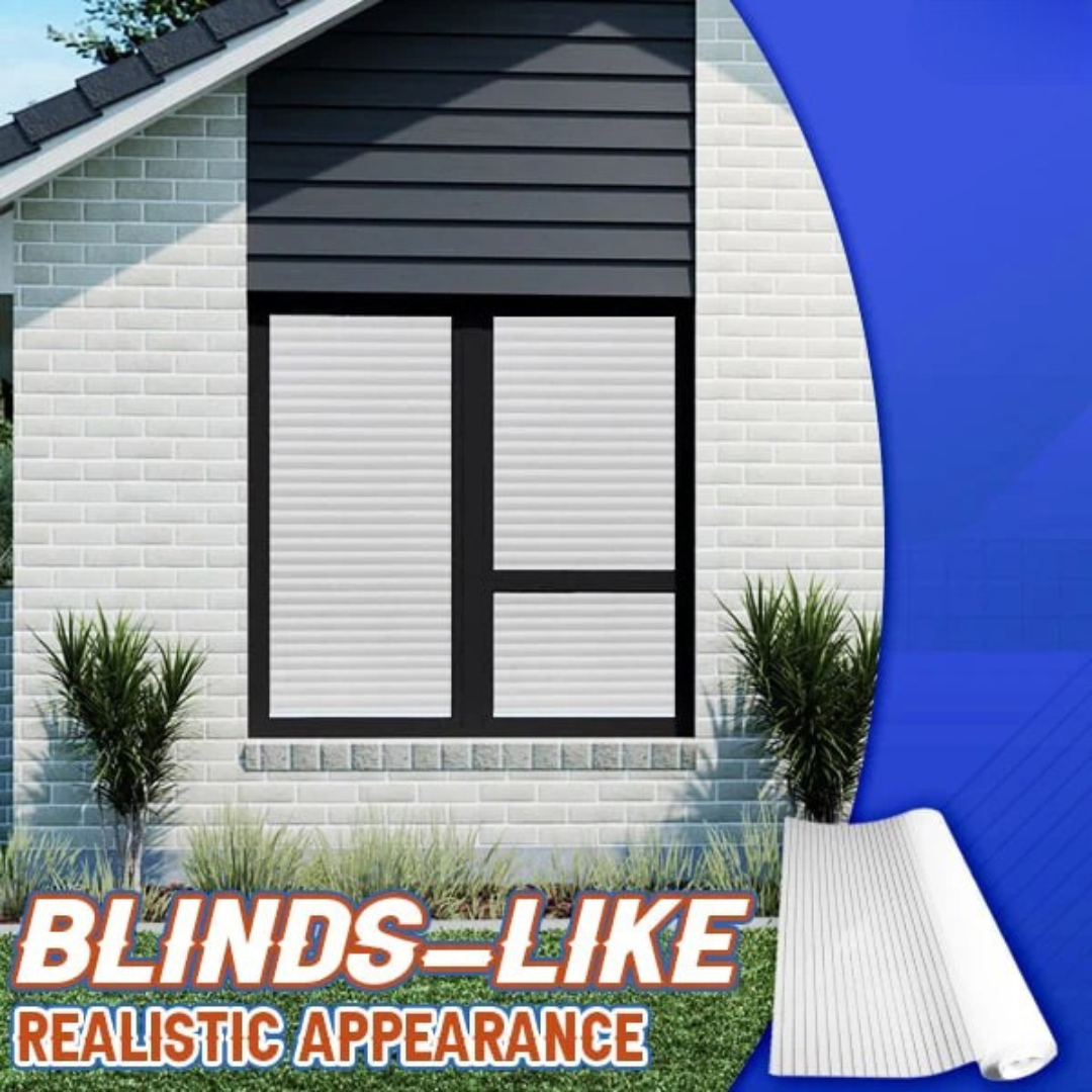 GFOUK® One-Way Imitation Blinds Privacy Window Cover