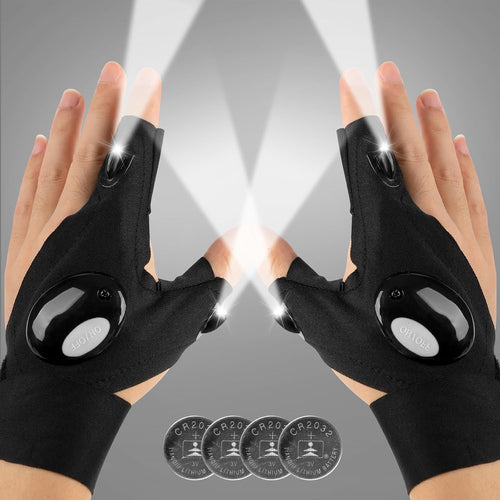 Sugoola® Hands-Free Lighting Gloves – Perfect for Night or Low-Light Work