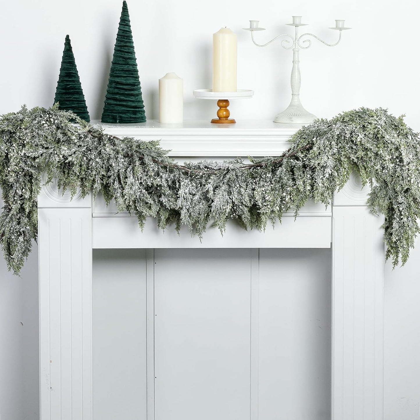Artificial Cedar Garland 🎄🇬🇧 Extra