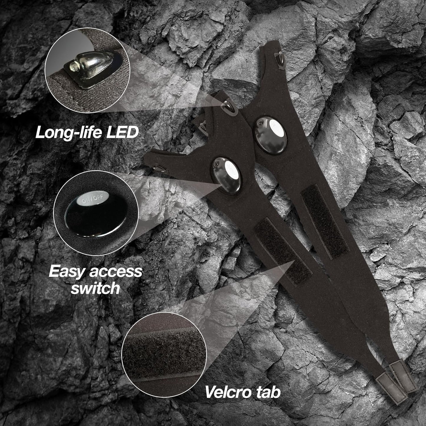 Sugoola® Hands-Free Lighting Gloves – Perfect for Night or Low-Light Work