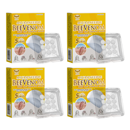 🐝🌿 GFOUK® Bee Venom MicroNeedle Botanic Skin Tag Removal Patch 🇬🇧 Made in the UK