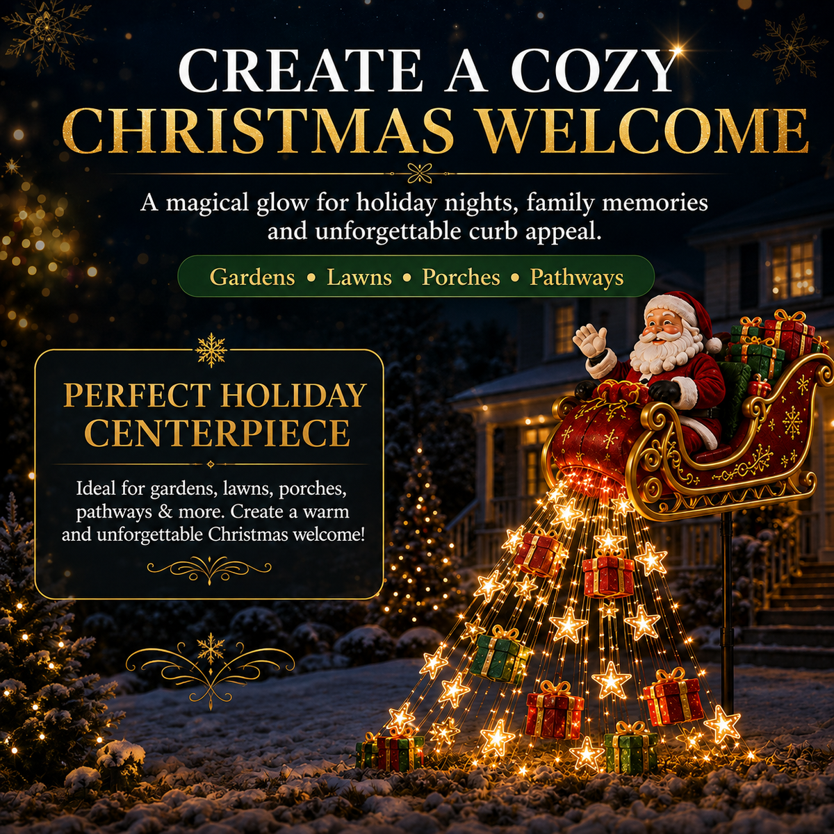 Solar Christmas Garden Light