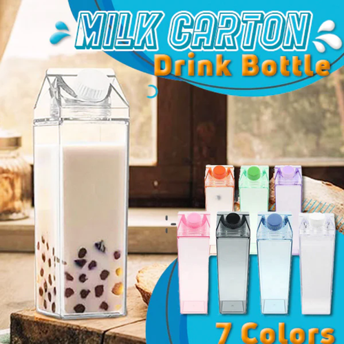 GFOUK® Milk Carton Drink Bottle