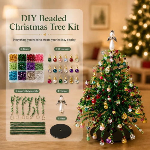 DIY Beaded Christmas Tree Kit 🎄