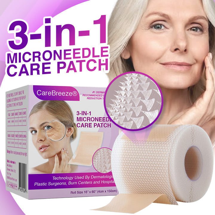 ✅ CareBreeze® 3-in-1 Microneedle Anti-Aging Patch