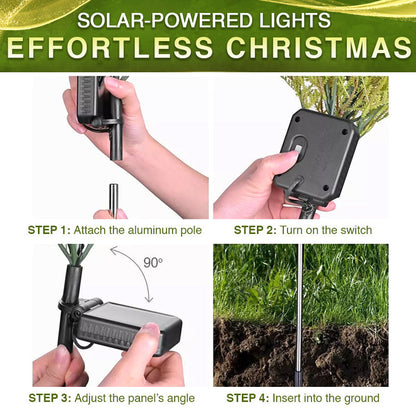 Artificial Christmas Tree Garden Stake Solar Lights ✨🎄🇬🇧