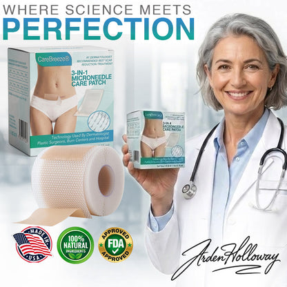 𝗖𝗮𝗿𝗲𝗕𝗿𝗲𝗲𝘇𝗲® 3-in-1 Microneedle Care Patch