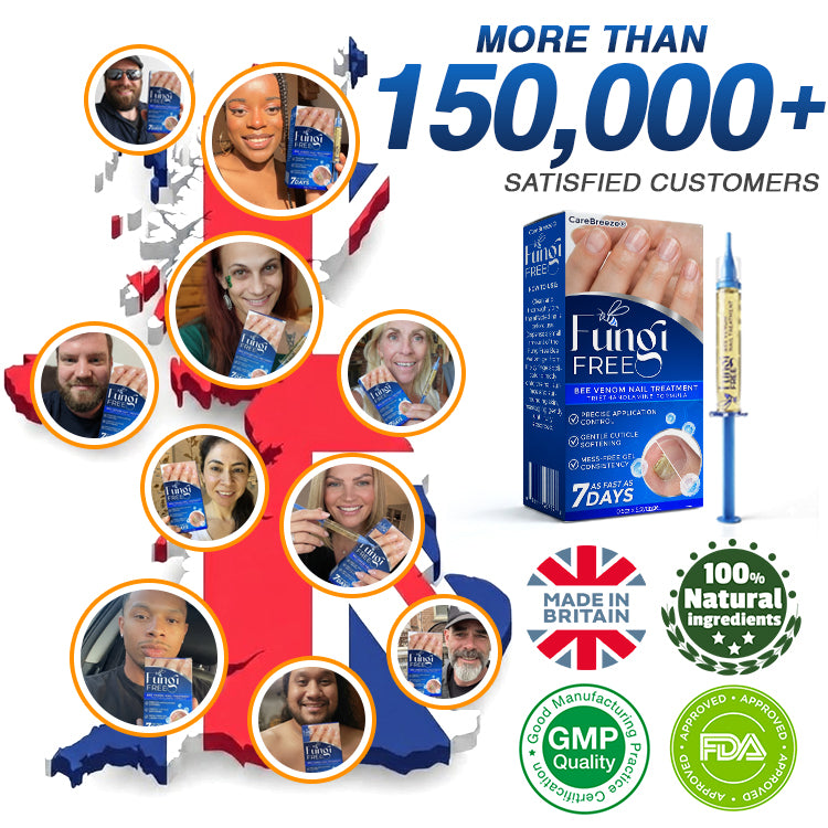 🇬🇧 CareBreeze® Fungi Free Bee Venom Nail Treatment 🌱
