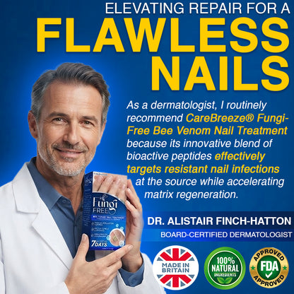 🇬🇧 CareBreeze® Fungi Free Bee Venom Nail Treatment 🌱