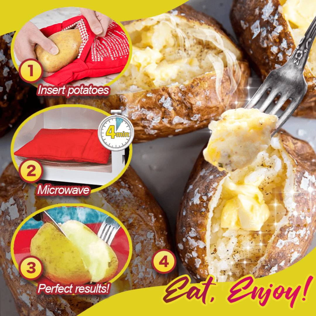 GFOUK® 4-Minutes Microwave Potato Bag