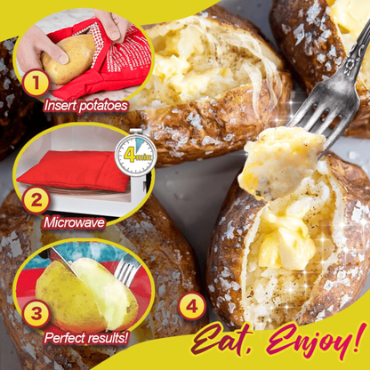 GFOUK® 4-Minutes Microwave Potato Bag