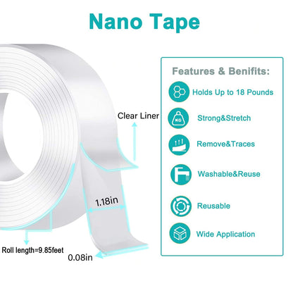 Remifa® Transparent Magic Nano Tape