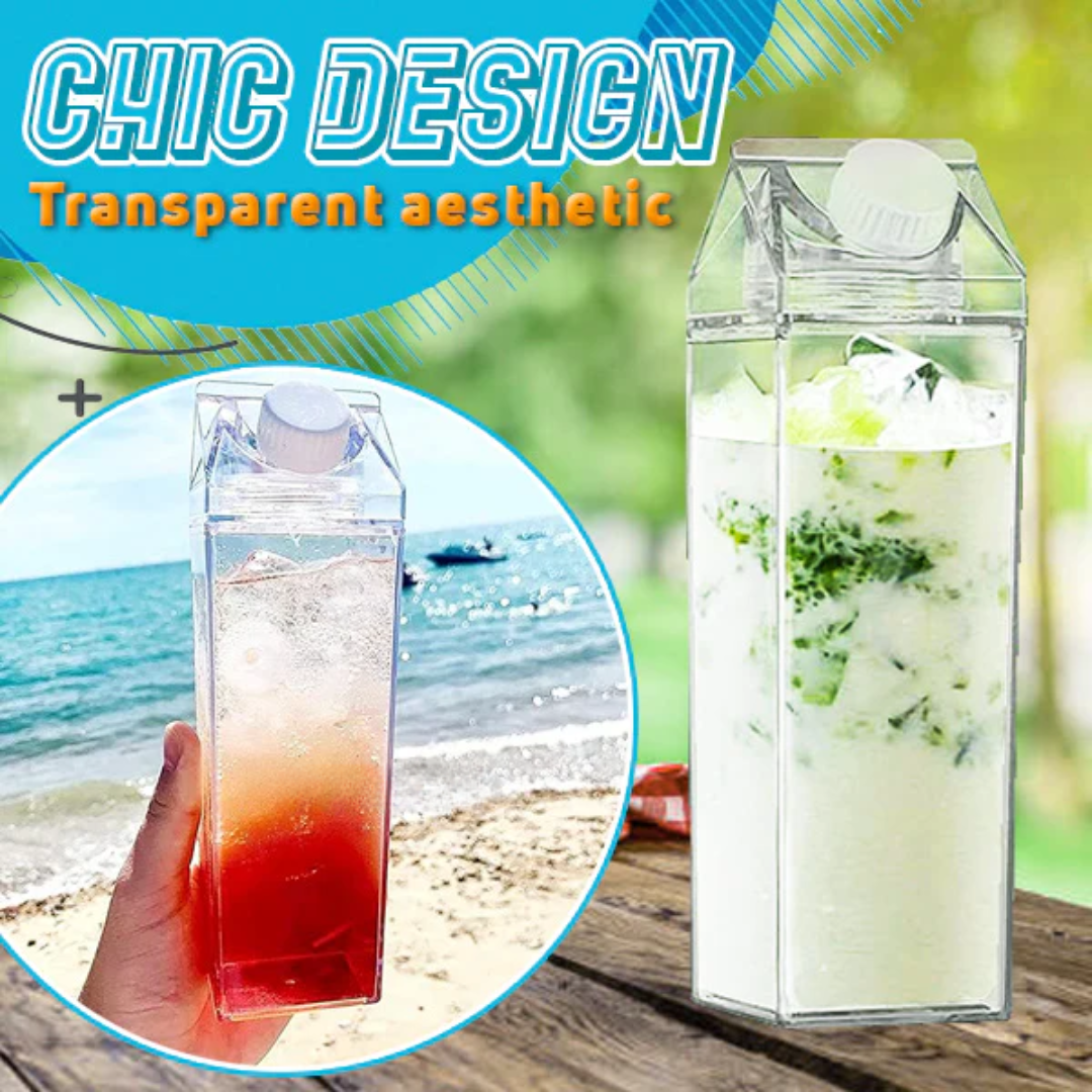GFOUK® Milk Carton Drink Bottle