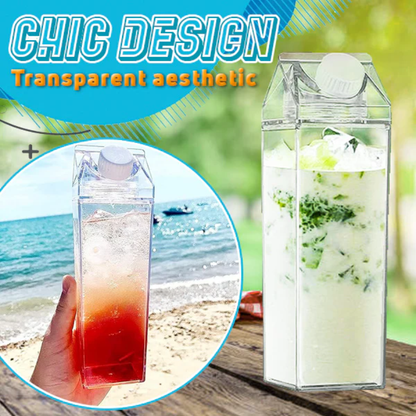 GFOUK® Milk Carton Drink Bottle