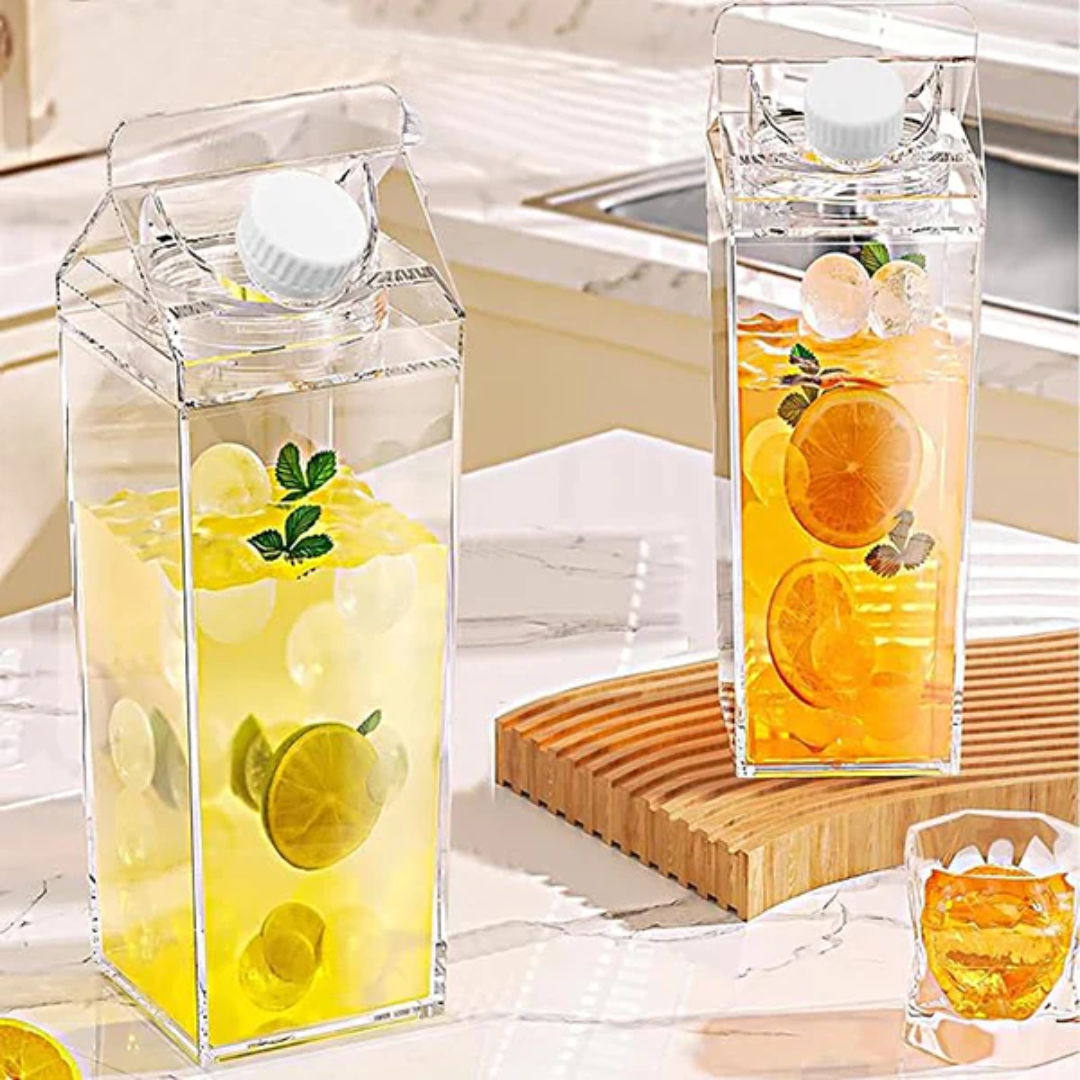 GFOUK® Milk Carton Drink Bottle
