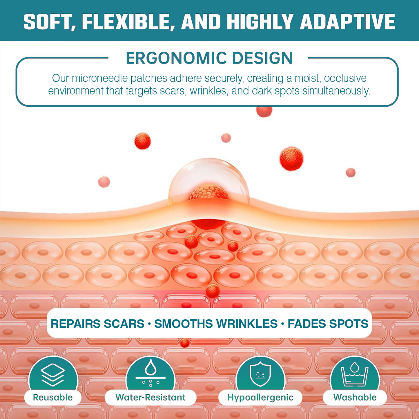 ✅ 𝗖𝗮𝗿𝗲𝗕𝗿𝗲𝗲𝘇𝗲® 3-in-1 Microneedle Care Patch