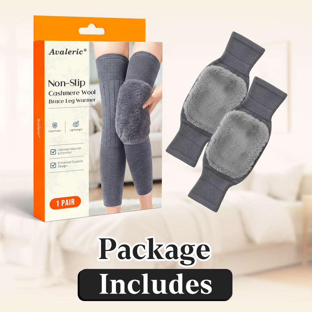 Sugoola® Non-Slip Cashmere Wool Brace Leg Warmer