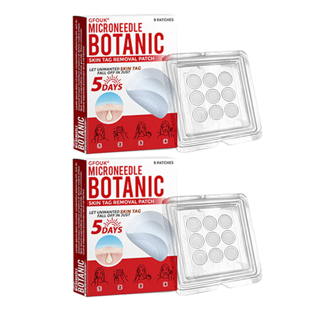 🌿 GFOUK® MicroNeedle Botanic Skin Tag Removal Patch 👨‍⚕️🇬🇧