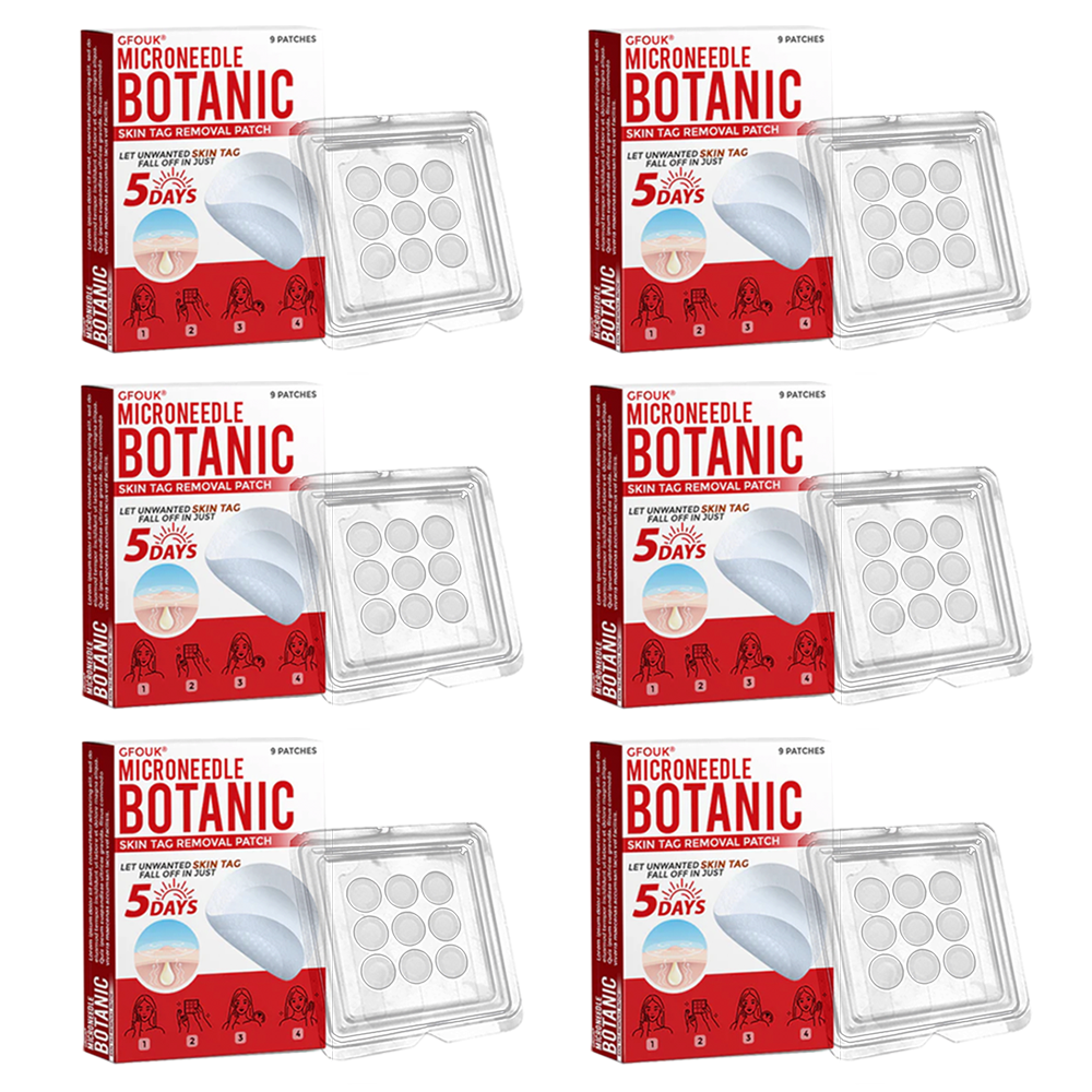 🌿 GFOUK® MicroNeedle Botanic Skin Tag Removal Patch 👨‍⚕️🇬🇧
