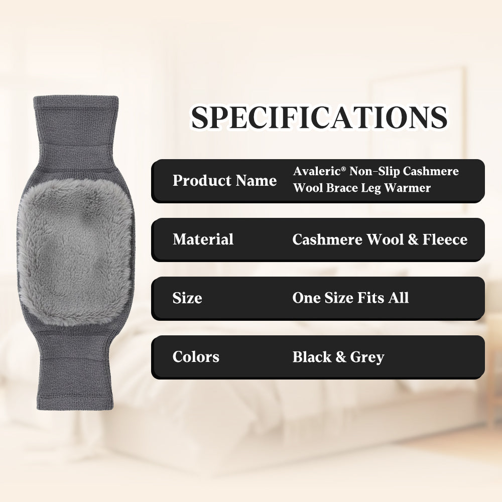 Sugoola® Non-Slip Cashmere Wool Brace Leg Warmer