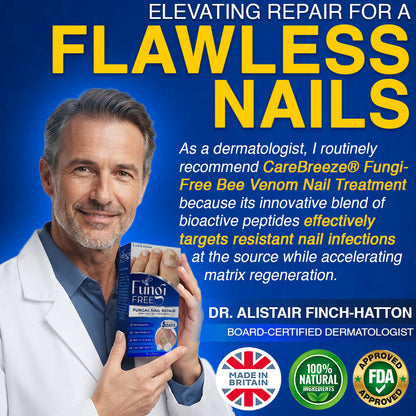 🇬🇧 CareBreeze® Fungi Free Bee Venom Nail Treatment 🐝✨