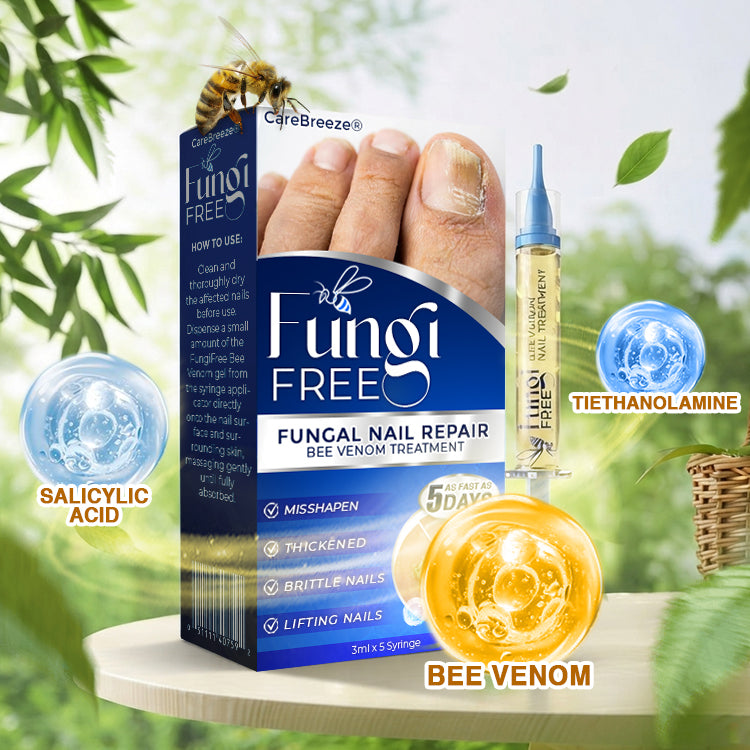 🇬🇧 CareBreeze® Fungi Free Bee Venom Nail Treatment 🐝✨