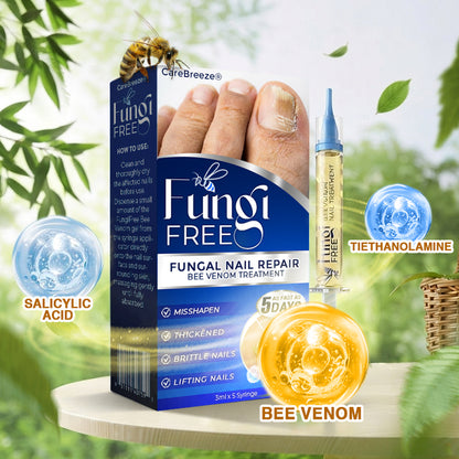 🇬🇧 CareBreeze® Fungi Free Bee Venom Nail Treatment 🐝✨