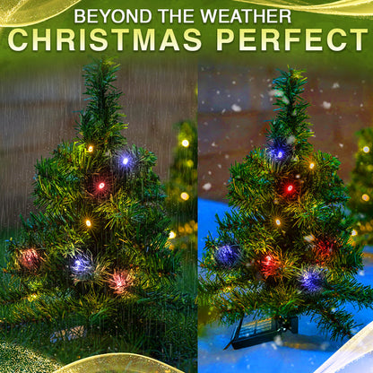 Artificial Christmas Tree Garden Stake Solar Lights ✨🎄🇬🇧
