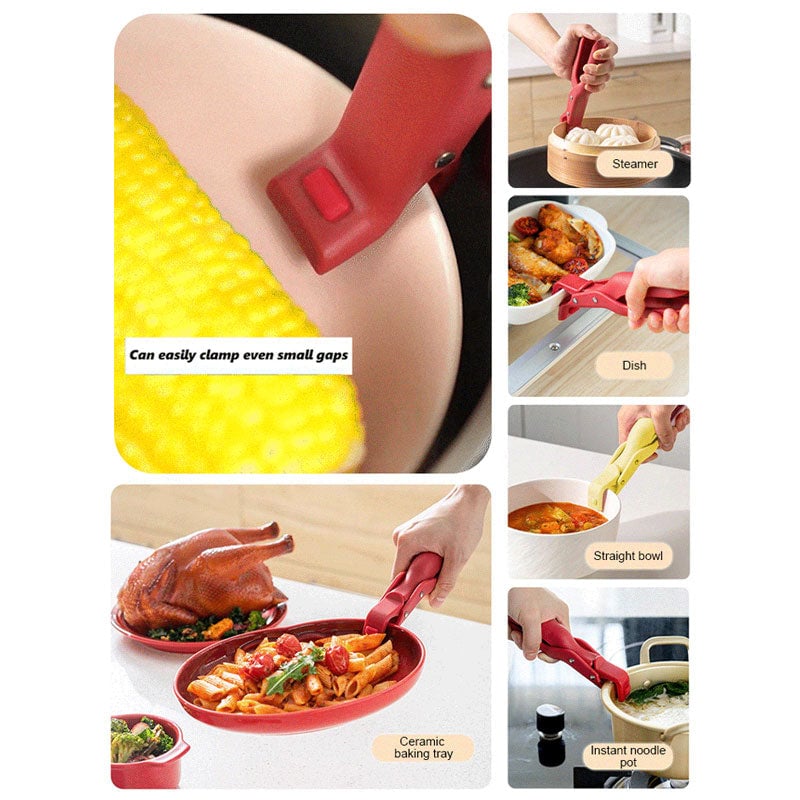 Aphine® Multi-Purpose Anti-Scald Bowl Holder Clip for Kitchen