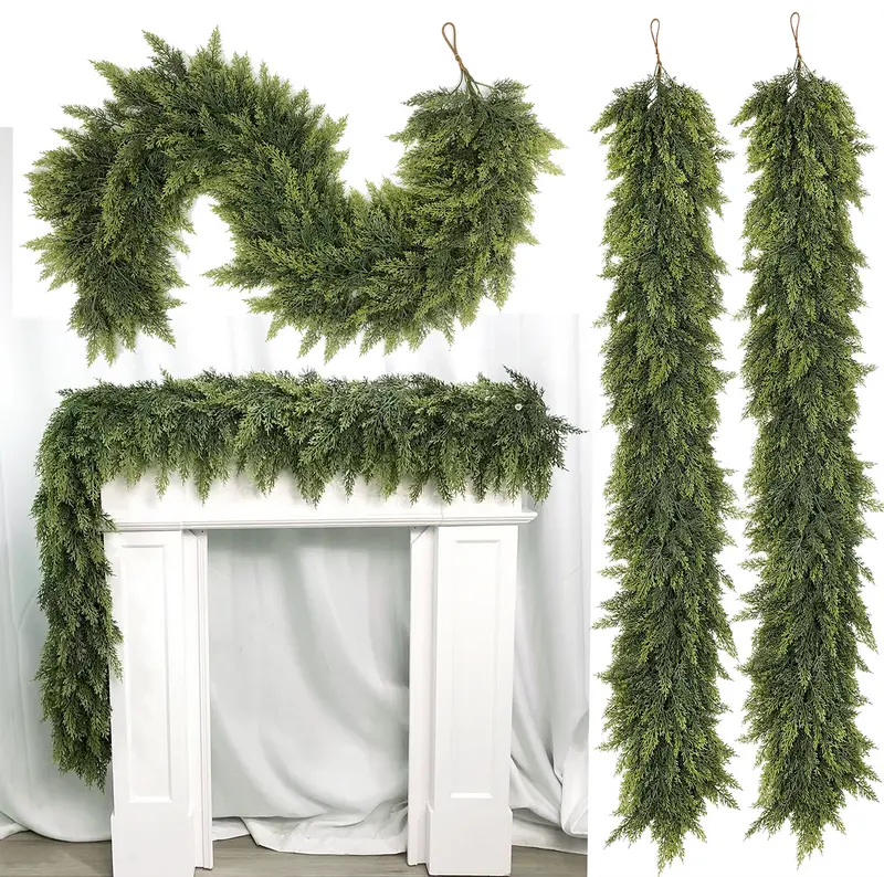 Artificial Cedar Garland 💕🇬🇧 Original