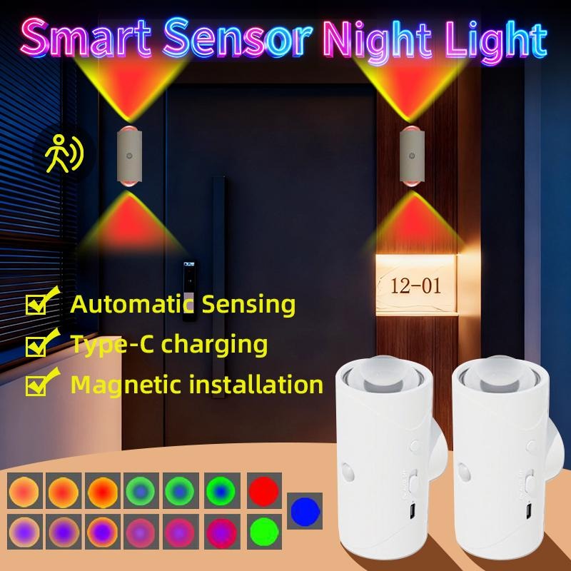 GFOUK® RGB Motion Sensor Night Light