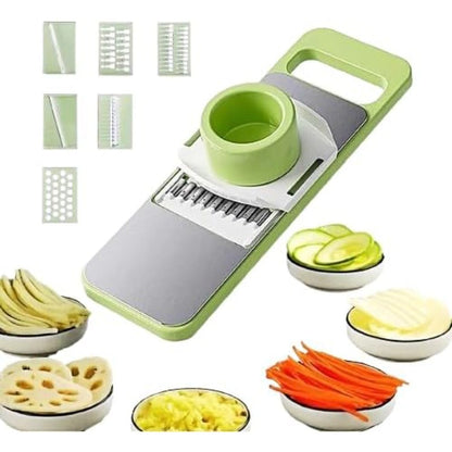 GFOUK® 6-in-1 SafePrep Mandoline Slicer