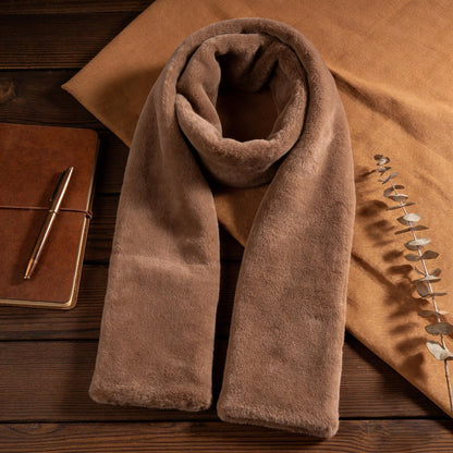 Sugoola® Faux Fur Scarf with Secret Zipper Pocket