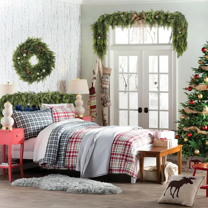 Artificial Cedar Garland 🎄🇬🇧 Extra