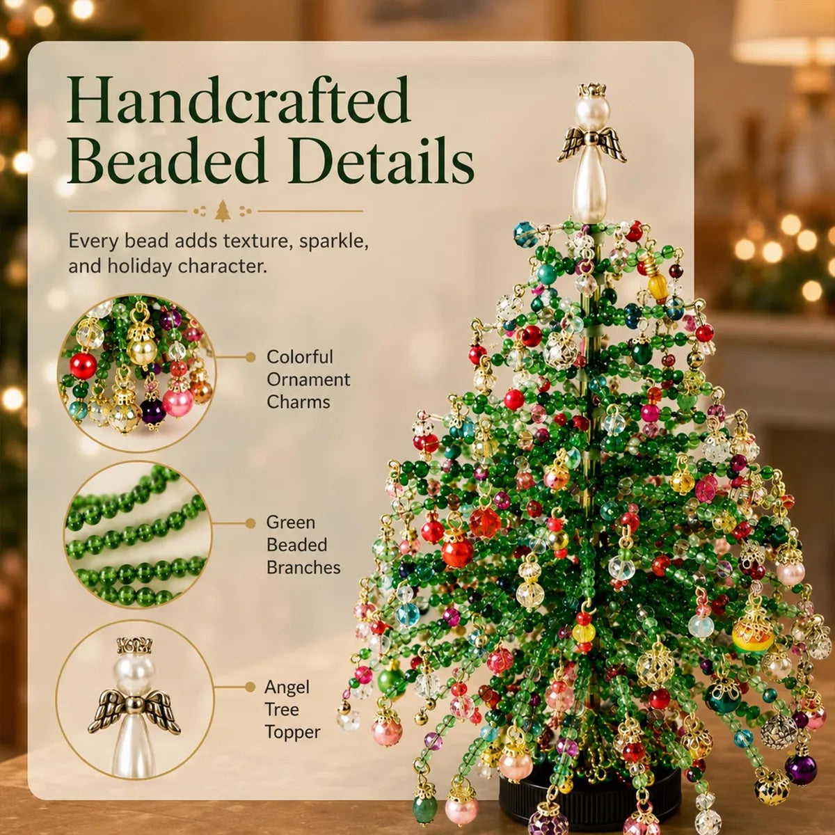 DIY Beaded Christmas Tree Kit 🎄