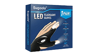 Sugoola® Hands-Free Lighting Gloves – Perfect for Night or Low-Light Work