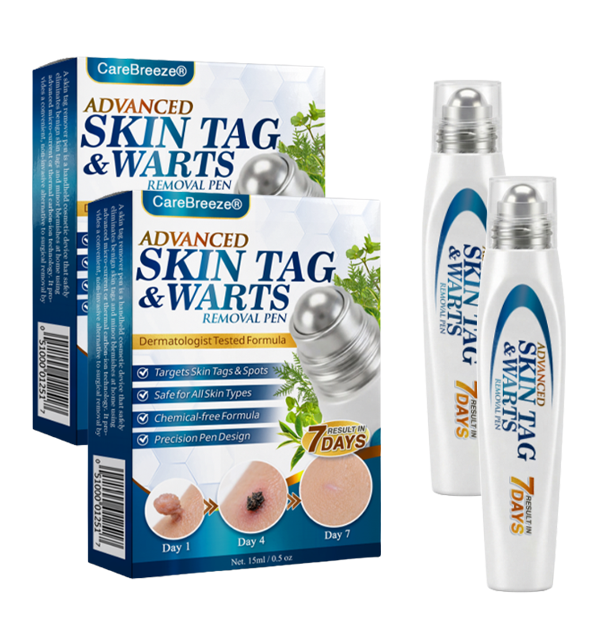 ✅ CareBreeze® Advanced Skin Tag & Wart Removal Roller