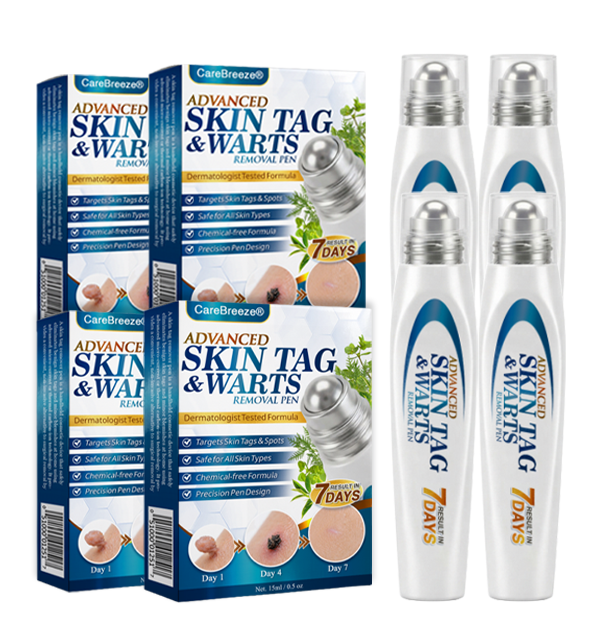 ✅ CareBreeze® Advanced Skin Tag & Wart Removal Roller