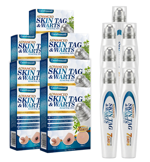 🇬🇧 CareBreeze® Advanced Skin Tag & Wart Removal Roller 🌿